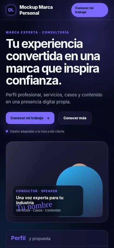 Vista previa de Mockup Marca Personal - imagen 2
