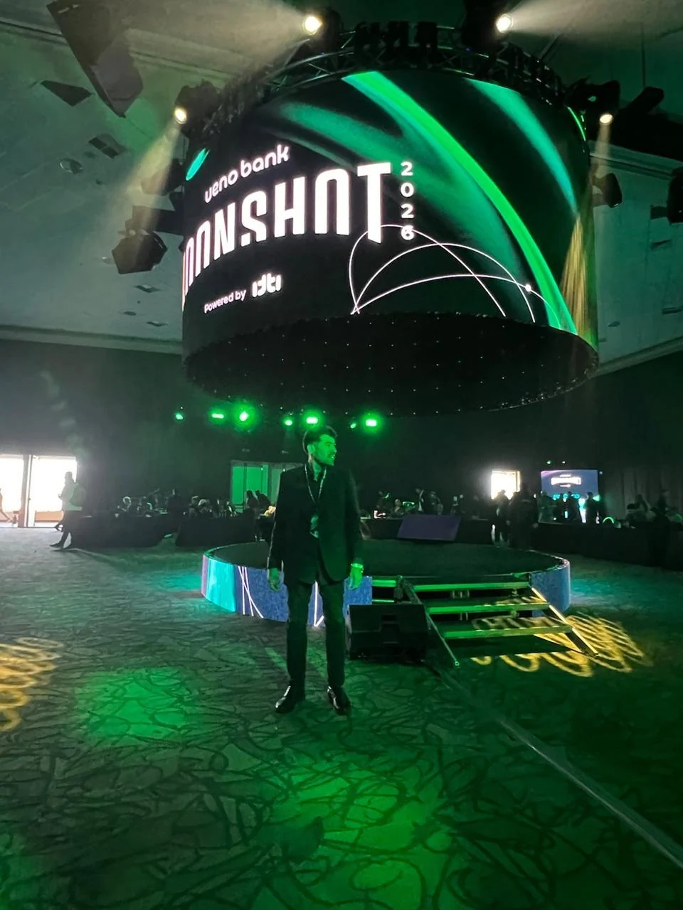 Diego Laconich durante un evento de tecnología