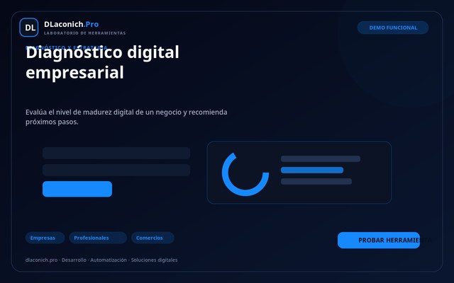 Vista previa de Diagnóstico digital empresarial