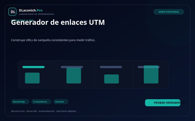 Vista previa de Generador de enlaces UTM
